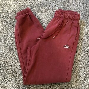 Alo Accolade Sweatpants Burgundy XS
